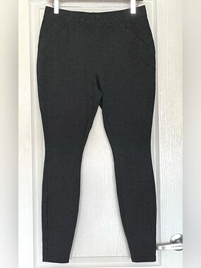 J.‎ Jill Charcoal Grey Smoothing Ponte Leggings S Knit High Rise Ankle Pants
